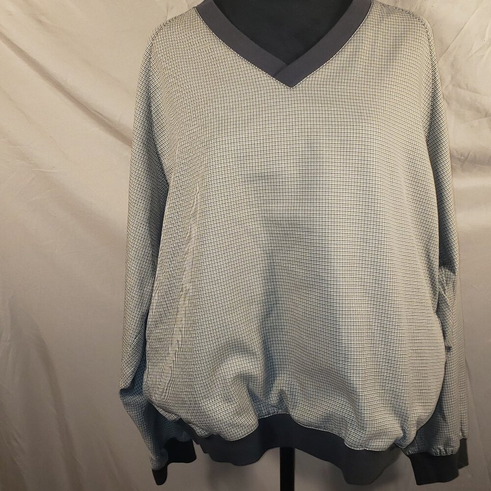 EP PRO Men's Checked V-Neck Pullover - M/L